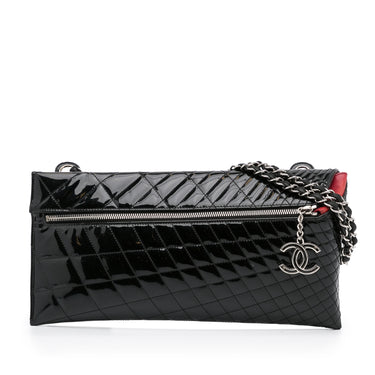 Carolina Herrera Red Clutch Bag Handbag NEW Good Girl Glossy Patent Faux  Leather
