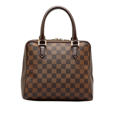 Brown Louis Vuitton Damier Ebene Eva Baguette