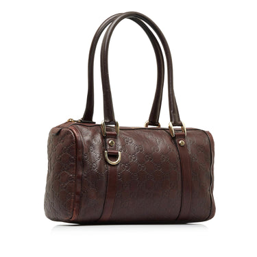 Brown Gucci Guccissima Jockey Boston Bag – Designer Revival