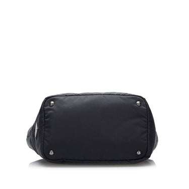 Black Prada Nylon Top Handle Bag – Designer Revival