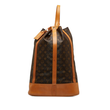 Louis Vuitton Randonnee Backpack Chevron Canvas Gm Brown, Multicolor