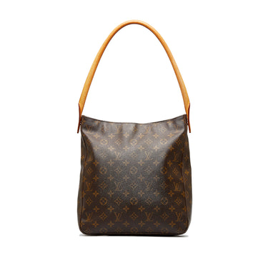 Louis Vuitton Looping Gm Brown Canvas Shoulder Bag (Pre-Owned)