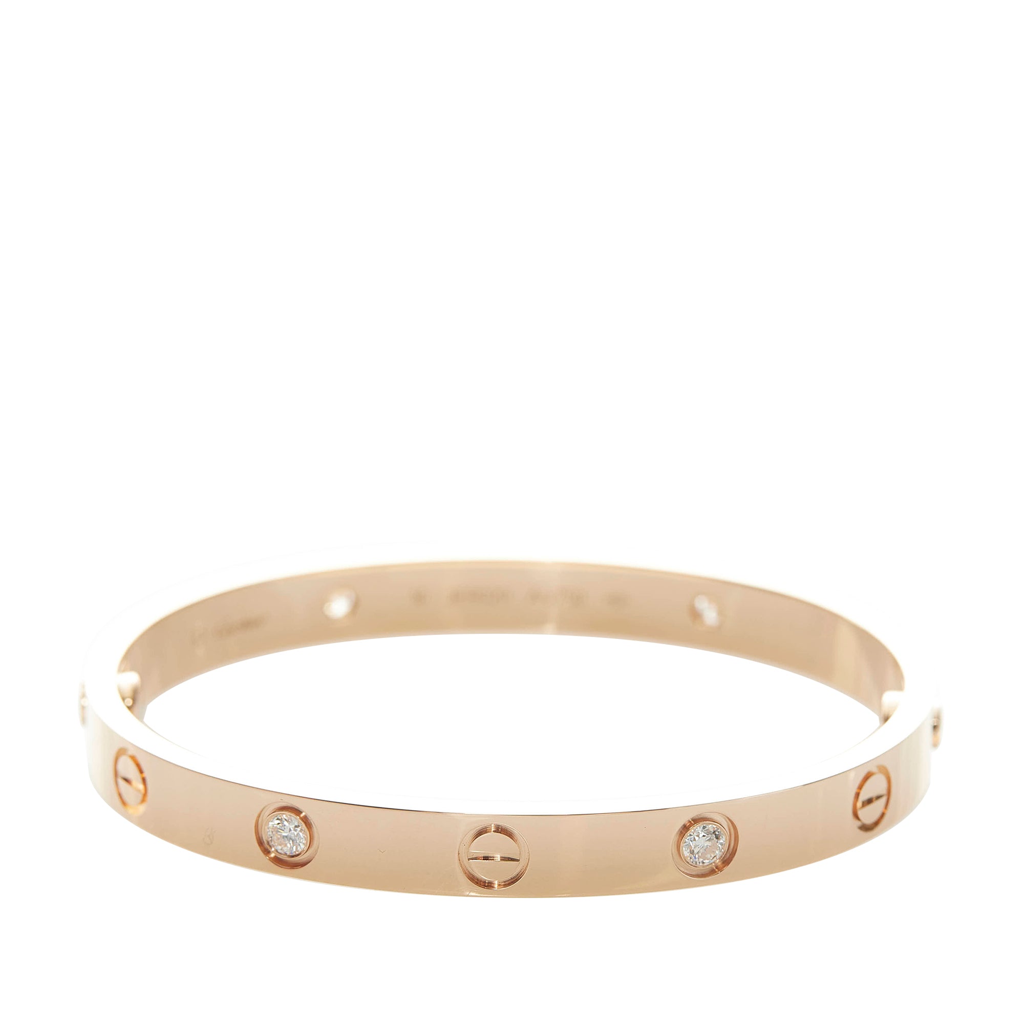 Cartier Diamond 18k Rose Gold Small Love Bracelet – Jack Weir & Sons