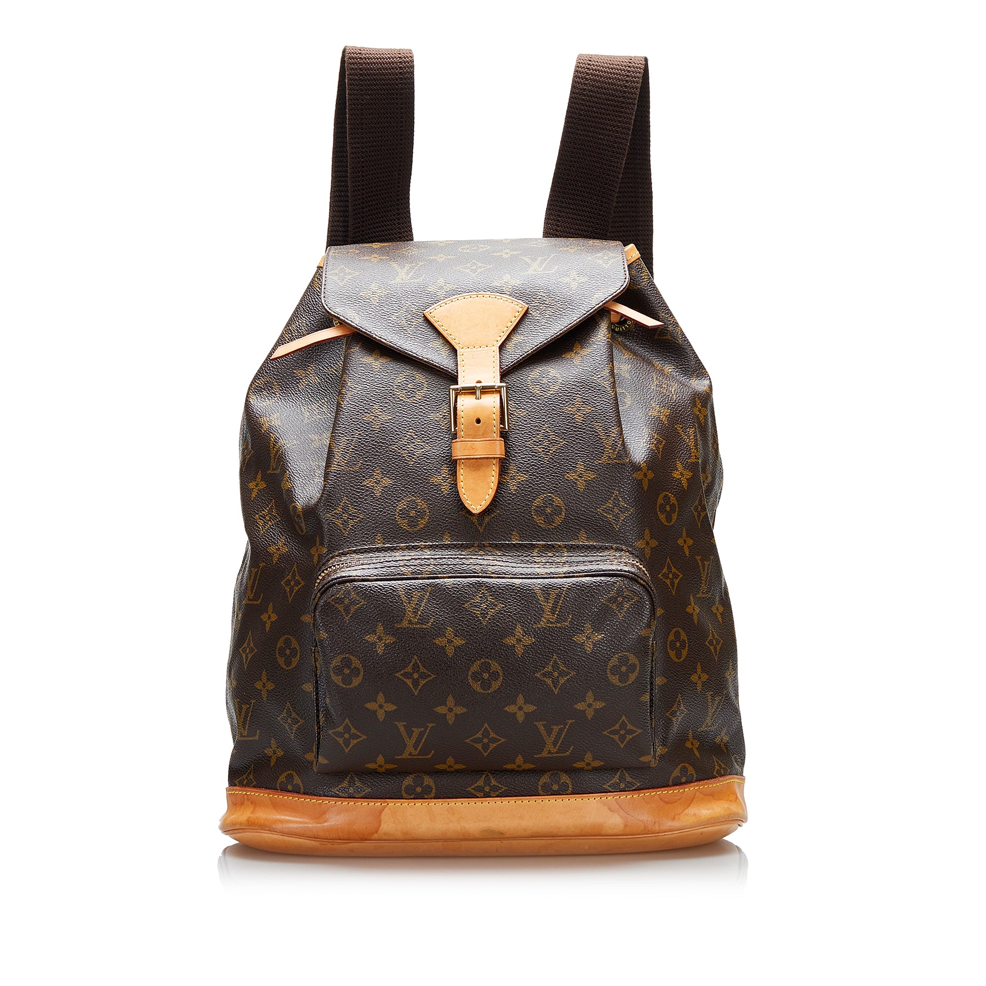 mini montsouris backpack brown