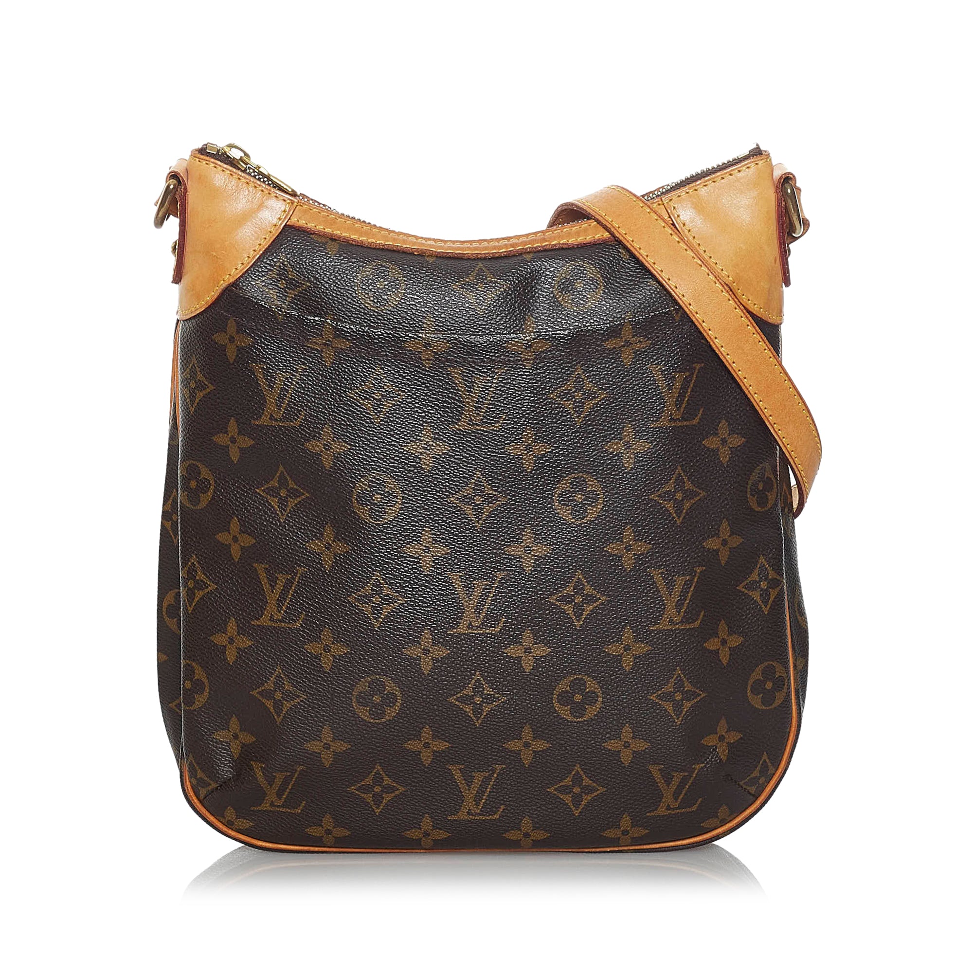 Louis Vuitton - Authenticated Bergamo Handbag - Leather Brown for Women, Very Good Condition