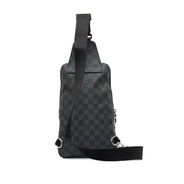 Preowned Louis Vuitton Avenue Sling Bag Damier Graphite Cross Body  AUTHENTIC LV