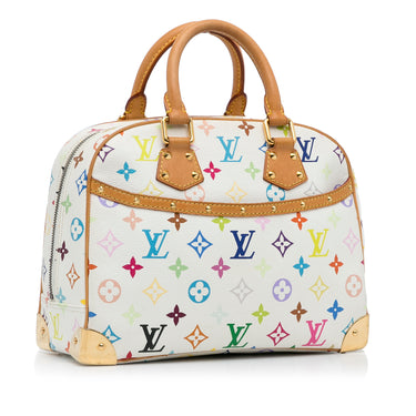 White Louis Vuitton Monogram Multicolore Trouville Handbag – Designer  Revival