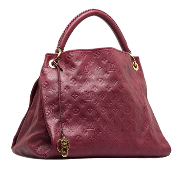 Louis Vuitton, Bags, Louis Vuitton Monogram Empreinte Twice M5259 Womens Shoulder  Bag Cerise