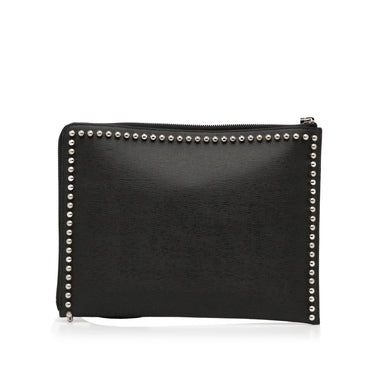 Red MCM Embellished Clutch – Designer Revival