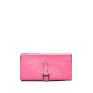 Pink Balenciaga Papier Leather Compact Wallet – Designer Revival