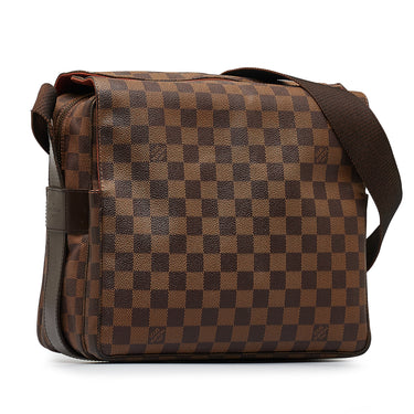 Louis Vuitton Naviglio Damier Ebene Messenger Bag Brown