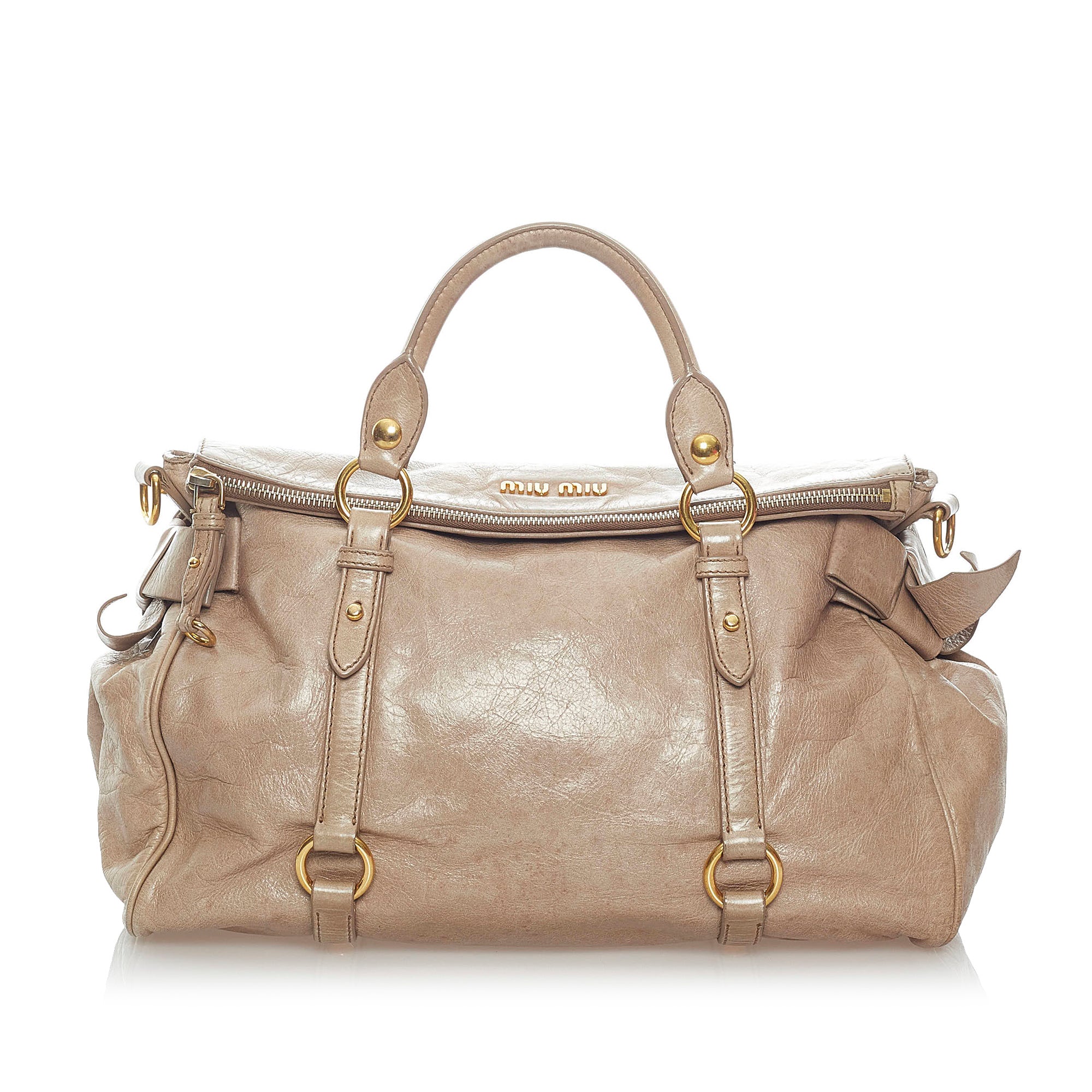 Miu Miu Authenticated Bow Bag Handbag