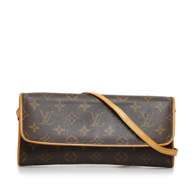 Brown Louis Vuitton Monogram Pochette Gange Crossbody Bag – Designer Revival