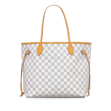 White Louis Vuitton Damier Azur Neverfull PM Tote Bag – Designer Revival