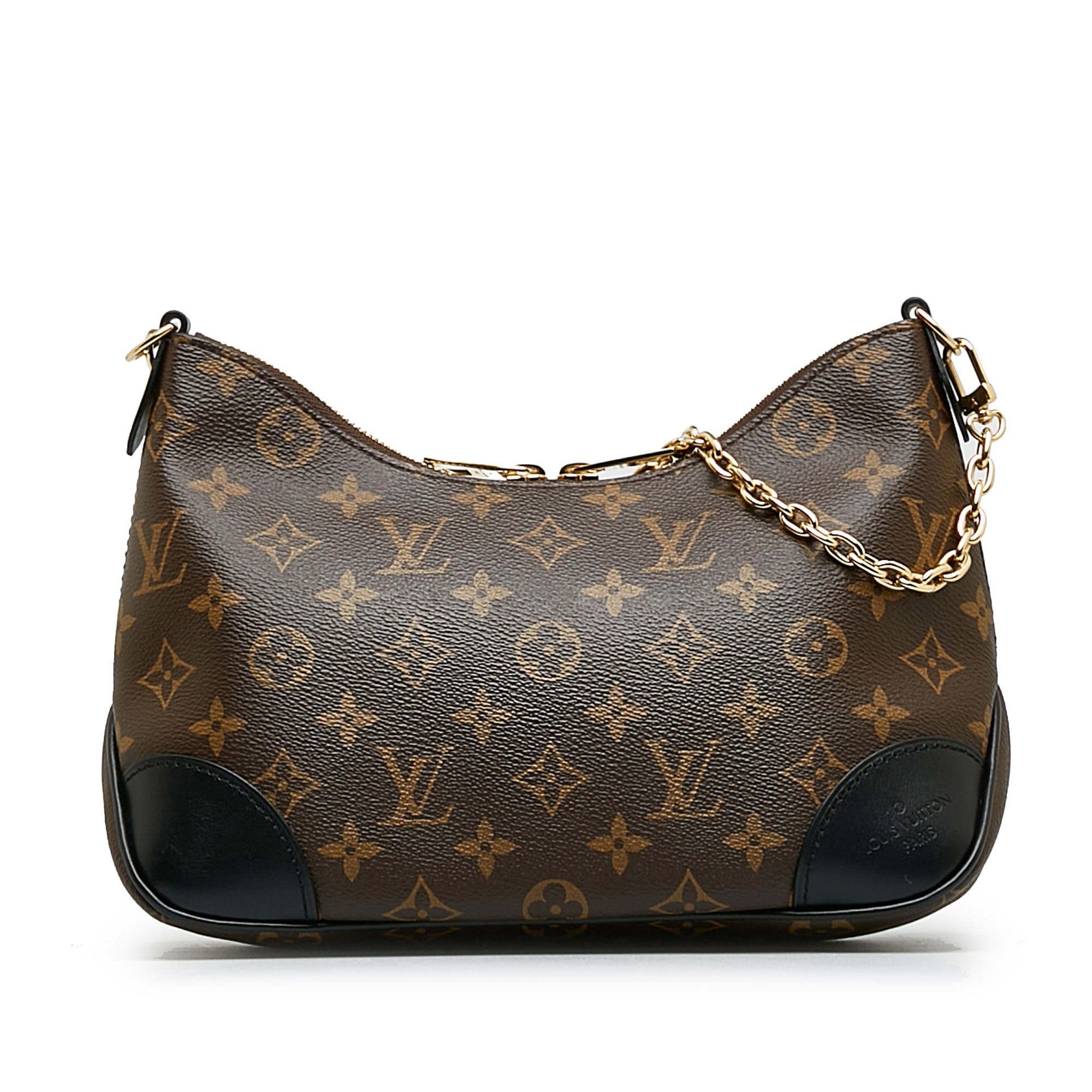 image of Brown Louis Vuitton Monogram Boulogne Satchel