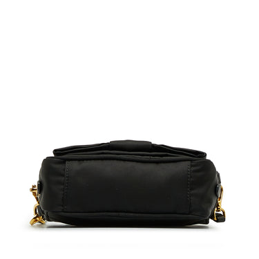 Black Prada Saffiano and City Calf Chain Crossbody Bag – Designer Revival