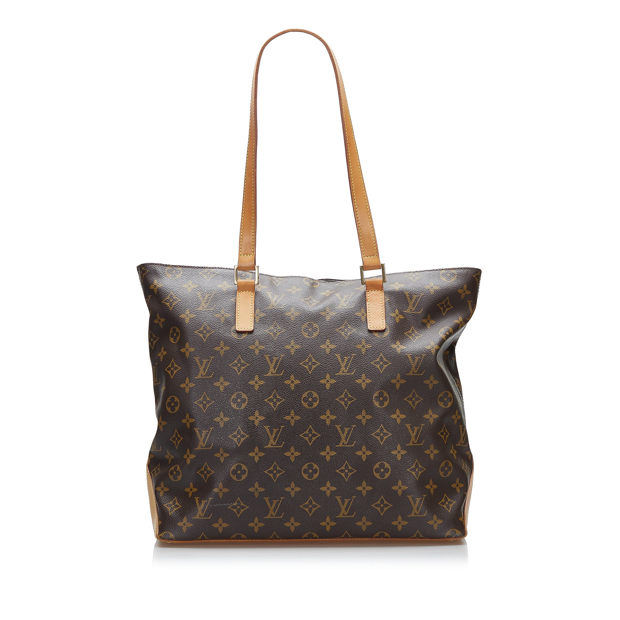 Louis Vuitton // 2006 Brown Monogram Canvas Cabas Mezzo Tote Bag