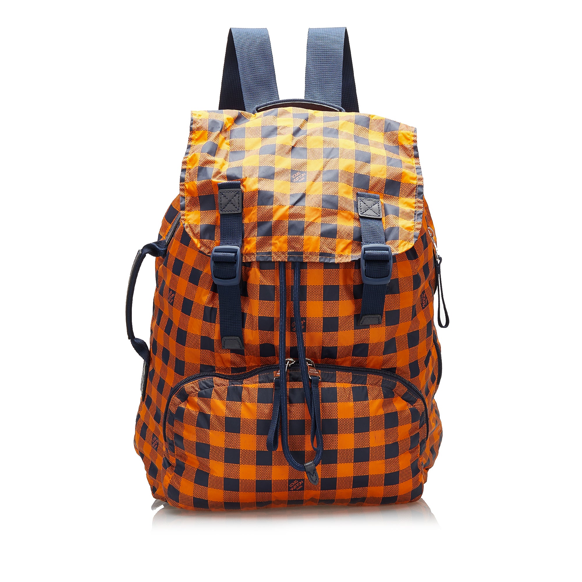 louis vuitton orange backpack