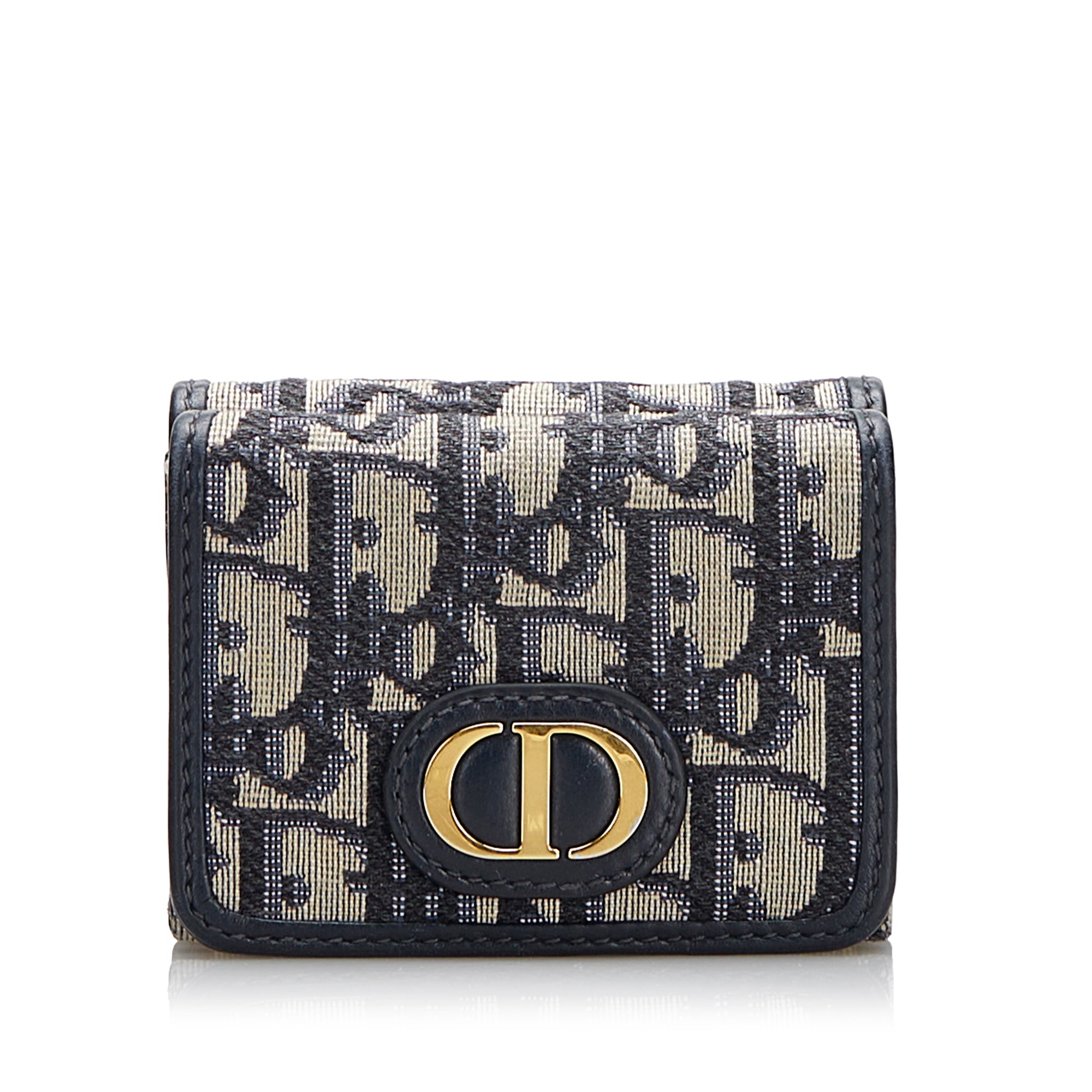 Blue Dior Oblique 30 Montaigne Lotus Wallet – RvceShops Revival