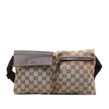 Gray Gucci GG Canvas Web Belt Bag – Designer Revival