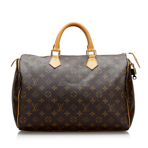 RvceShops Revival  Brown Louis Vuitton Monogram Speedy 25 Boston