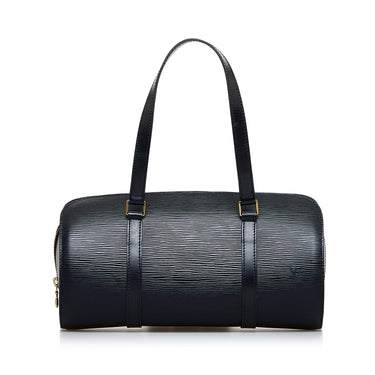 Louis Vuitton Black Epi Leather SOUFFLOT