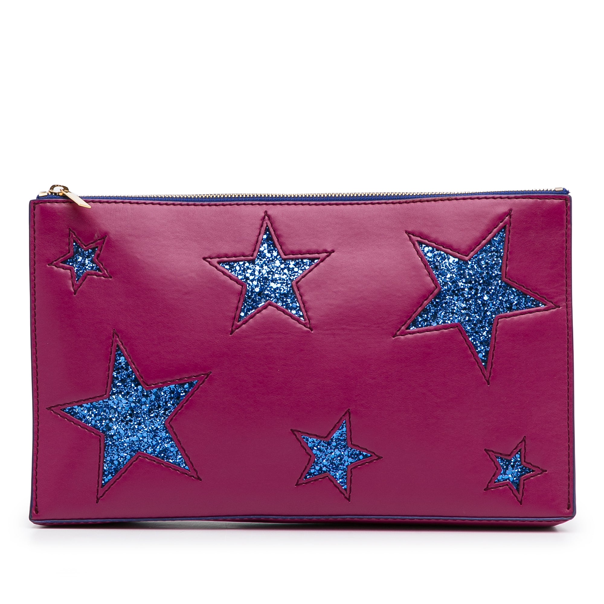 image of Pink Stella McCartney Stars Clutch