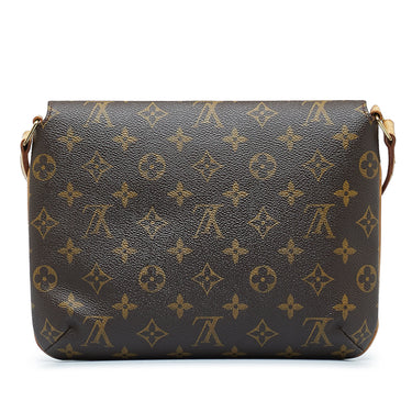 Musette tango cloth crossbody bag Louis Vuitton Brown in Cloth - 26994729