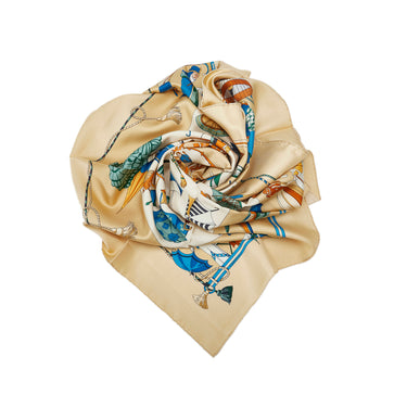 Wool scarf Louis Vuitton Beige in Wool - 29815420