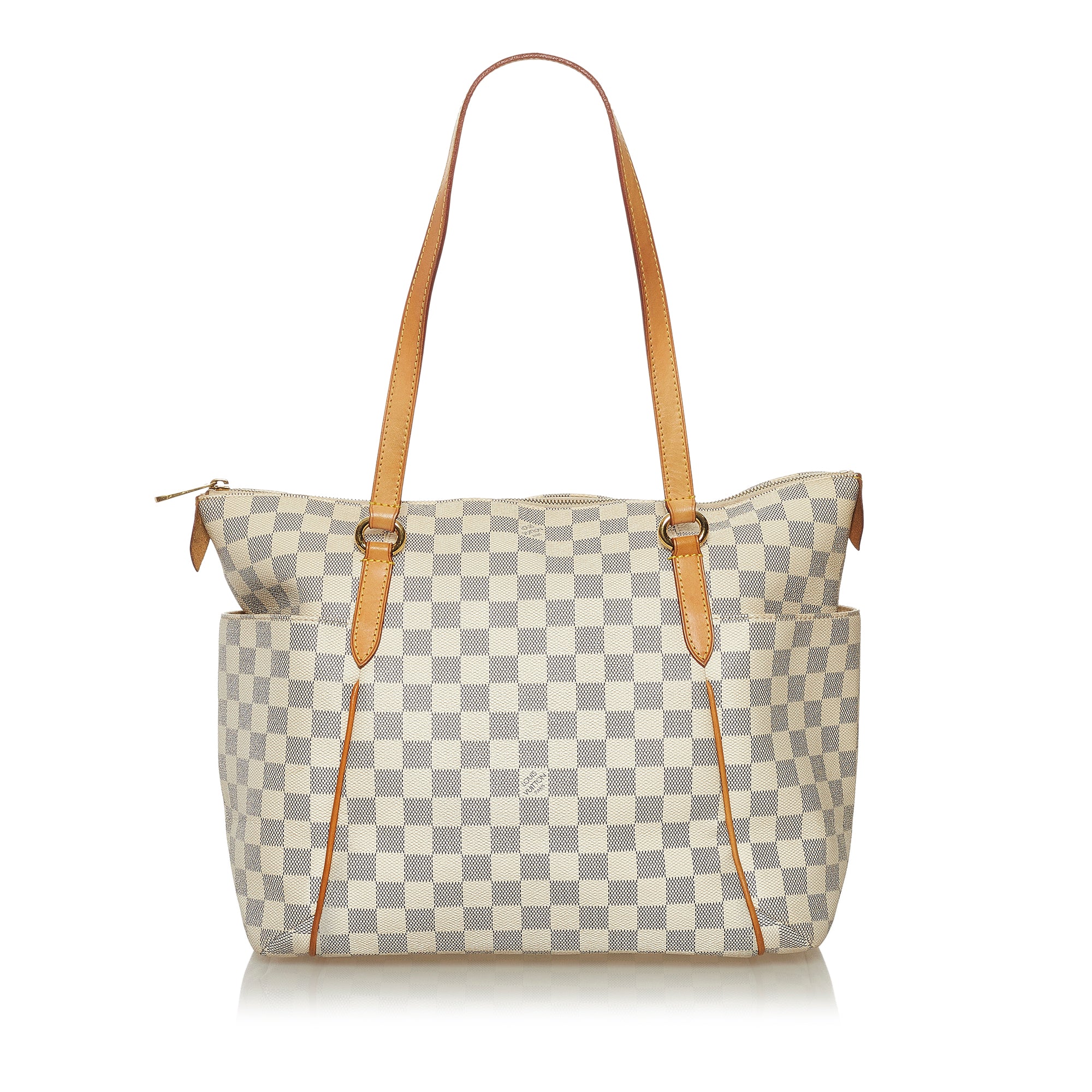 LOUIS VUITTON Damier Ebene Brown Totally MM Shoulder Bag