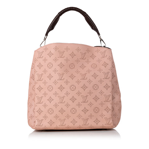 Louis Vuitton Brown Leather Monogram Mahina Hobo Handbag in 2023