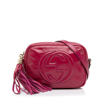 Gucci Soho Leather Cross-Body Bag in Pink