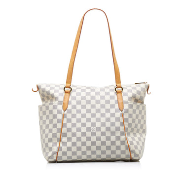 White Louis Vuitton Damier Azur Saintonge Crossbody Bag – Designer Revival