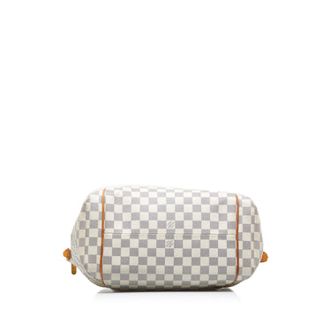 White Louis Vuitton Damier Azur Saintonge Crossbody Bag – Designer