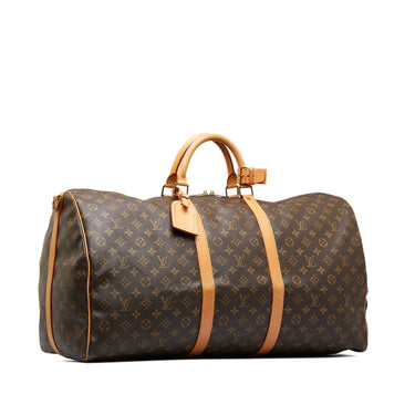 Louis Vuitton Monogram Keepall Bandouliere 60 - Brown Luggage and