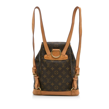 Louis+Vuitton+Montsouris+Backpack+Mini+Brown+Canvas%2FLeather for