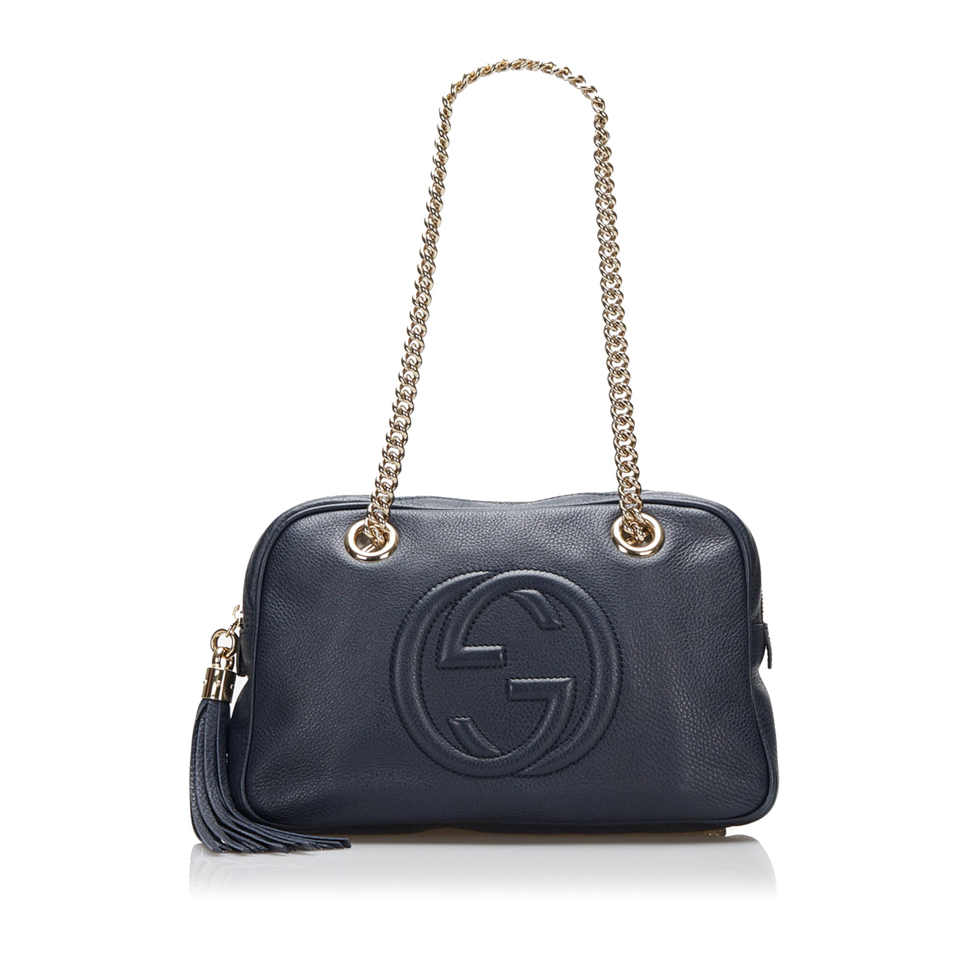Black Gucci Soho Chain Shoulder Bag – Designer Revival