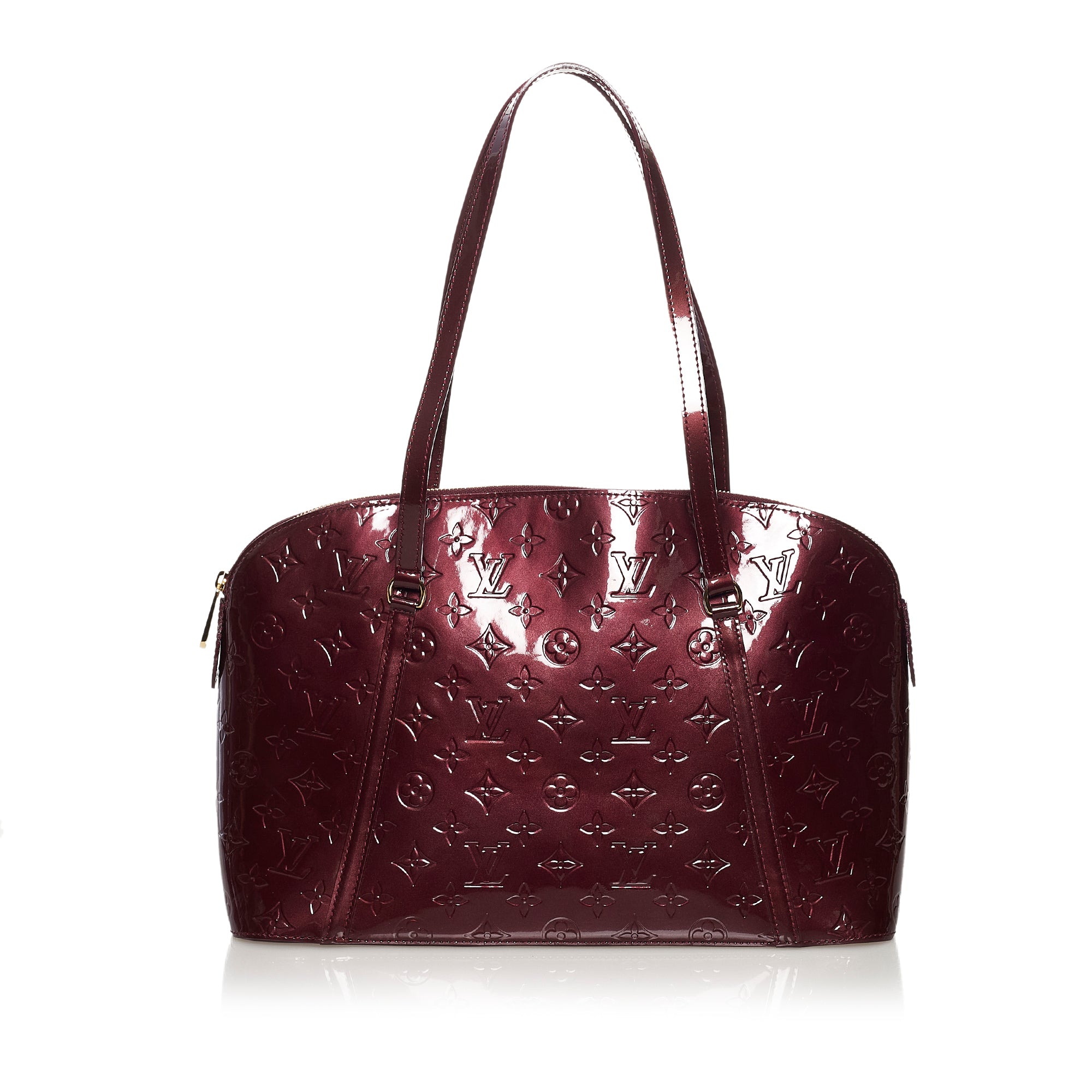 Sac cabas Louis Vuitton en cuir vernis monogram violet