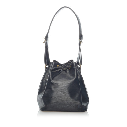 Louis Vuitton Black Epi Petit Noe Bucket Bag