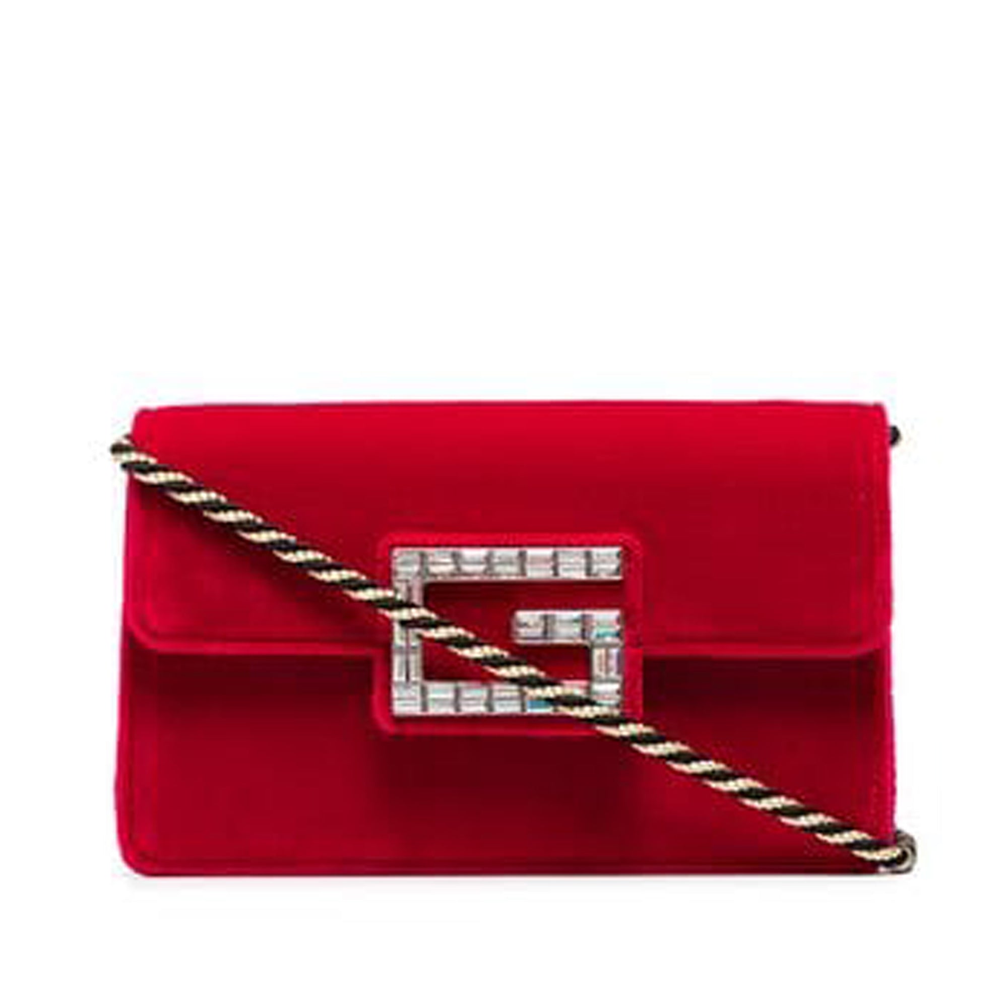 red gucci bag velvet