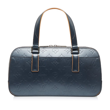 Blue Louis Vuitton Monogram Mat Fowler Baguette