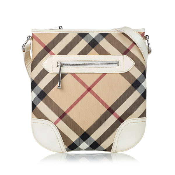 Burberry Horseferry print canvas note crossbody bag