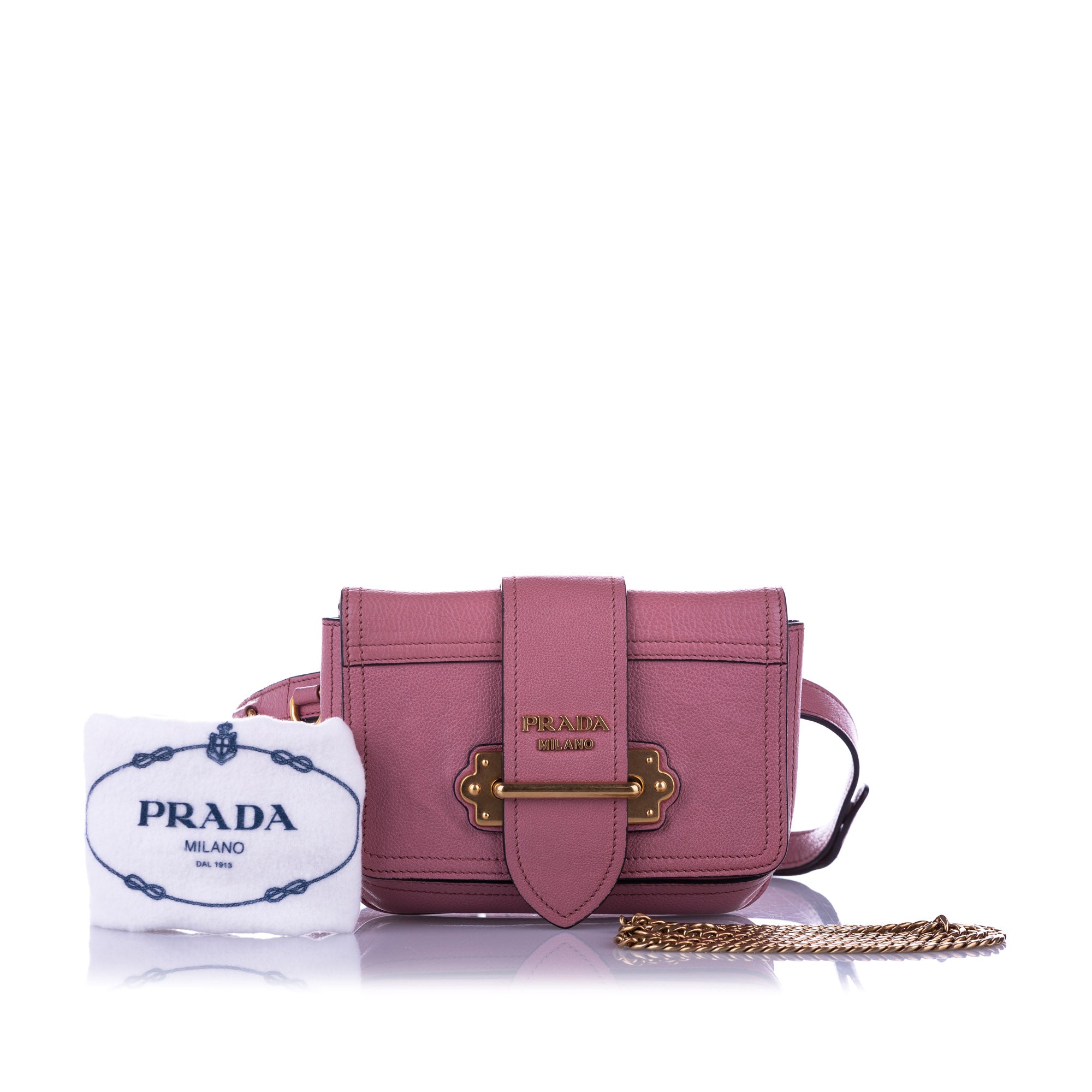 prada cahier pink