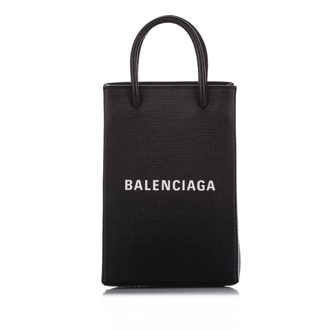 Balenciaga Multicolor Floral Shopping Phone Holder Bag Balenciaga