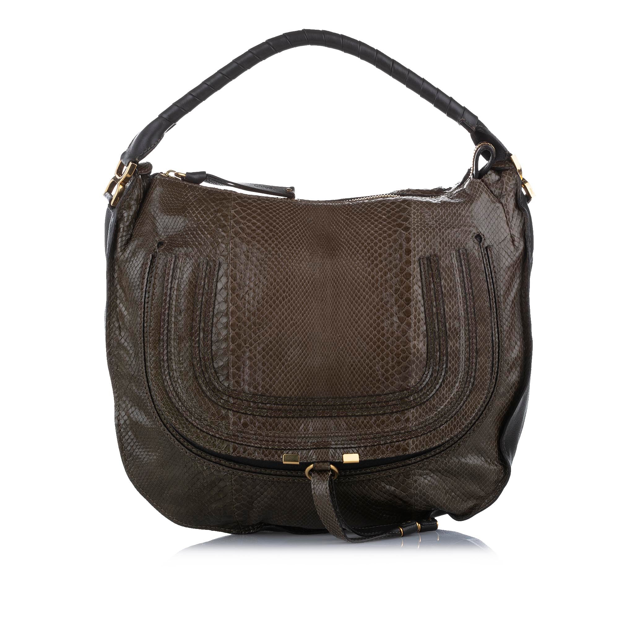 chloe marcie leather shoulder bag