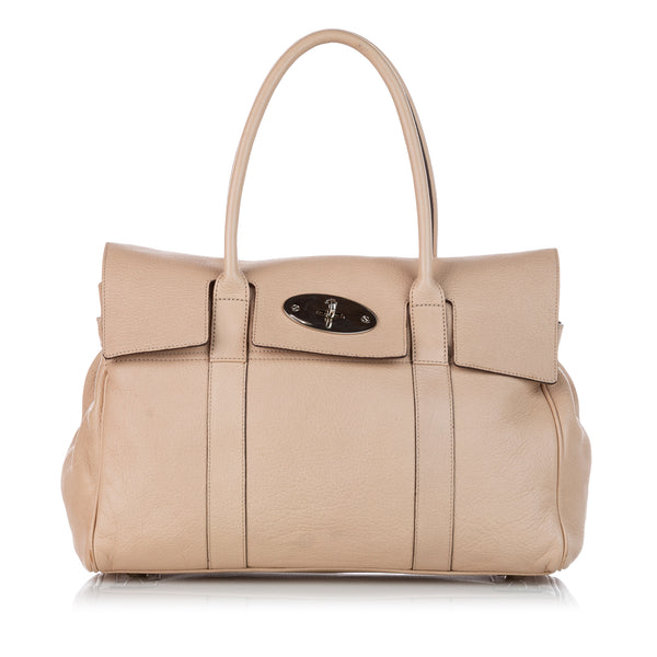 mulberry bayswater leather tote bag