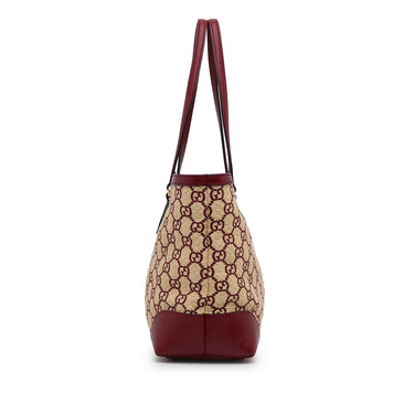 Brown Gucci Medium Raffia Ophidia Tote Bag – Designer Revival