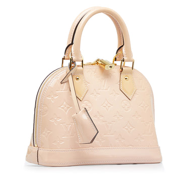 Handbag Louis Vuitton Alma Pink Vernis PM 123010082