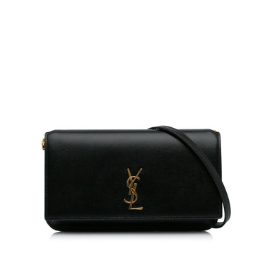 Saint Laurent New Pouch Monogram clutch bag - ShopStyle