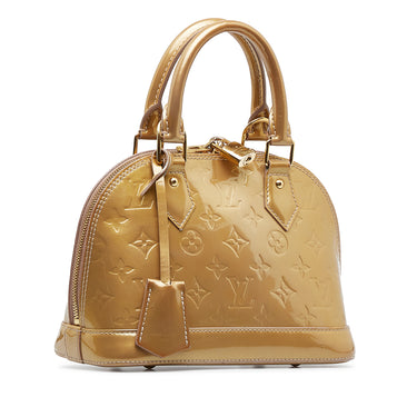 Louis Vuitton Red Monogram Vernis Alma BB Bag – STYLISHTOP